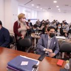 Suspensión. En el Complejo Judicial norte de Quito se realizó la primera parte del juzgamiento para 14 sospechosos de peculado en las pruebas PCR.