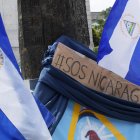 Vista de una protesta de nicaragüenses en Washington, en una fotografía de archivo.