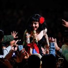 La artista chilena Mon Laferte, en una fotografía de archivo.