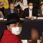 La reunión entre el Gobierno y la Conaie se dio en la Presidencia desde las 11:00 de este 10 de noviembre.