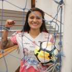 Karen Páez, de Ñañas, es la primera futbolista sudamericana en formar parte de un equipo profesional del fútbol de la India.