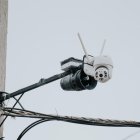 La cámara de seguridad fue ubicada en uno de los postes de alumbrado eléctrico de la cooperativa Proletario sin tierra, en el Guasmo sur.