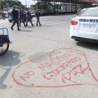 Leyenda. Este viernes amaneció la siguiente leyenda en los exteriores de la Penitenciaría del Litoral.