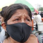 Santa Dominga lloraba desconsolada entre la multitud.