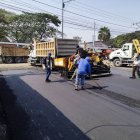 Trabajos. Diferentes ciudadanos se quejaron del mal estado de la calzada.