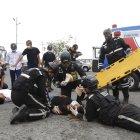 SIMULACRO DE ACCIDENTE REALIZADO EN DURÁN POR PARTE DE LA CTE POR CONMEMORAR EL DÍA MUNDIAL DE LAS VÍCTIMAS DE ACCIDENTES DE TRÁNSITO, 15 DE NOVIEMBRE  DEL 2021 AMELIA ANDRADE Guayaquil-Ecuador Agencia (ag-expreso)