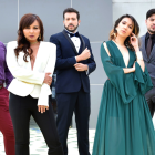 Orlando Herrera, Nataly Valencia, Jorge Ulloa, Carla Yépez, Julio Pañi y Raúl Santana.