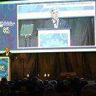 Discurso. Francisco Jarrín, presidente de la Cámara de Industrias, exaltó el rol solidario que cumplió la mayoría de empresas en plena pandemia.