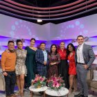 Con el equipo del programa "En contacto".