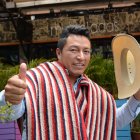 Caso. Delfín Quishpe, alcalde de Guamote, fue sentenciado a cinco años de prisión por tráfico de influencias. Un tribunal lo declaró autor del delito.

trevista con Delfin Quishpe. Quito 05 de Septirmbre de 2019 Agencia(ag-extra ag-expreso-ag-quito)