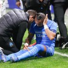 Payet fue conectado con un botellazo de parte de los hinchas del Lyon.