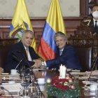 Reunión entre los presidentes Guillermo Lasso e Iván Duque.