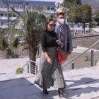 María Dolores Veintimilla, abogada de Wang Yinlong, asistió a la pericia de extracción de información.