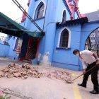 Afectación. Varios edificios sufrieron daños a su mampostería y estructura.