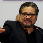 Luciano Marín Arango, alias "Iván Márquez", líder de una de las disidencias de las FARC, en una fotografía de archivo.