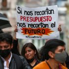 Las recientes protestas estudiantiles rechazaron los recortes presupuestarios a la educación