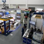 Vista general del Centro de Convenciones Bicentenario durante el Expominas y Expo Oil and Powe, este 24 de noviembre, en Quito (Ecuador).