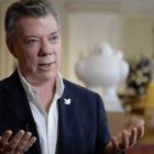 El expresidnete de Colombia.