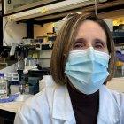 La investigadora Isabel Sola, codirectora del laboratorio de coronavirus del Centro Nacional de Biotecnología del CSIC, durante la entrevista mantenida con la Agencia Efe en Madrid.