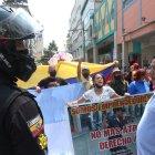 La protesta inició a las 11:00 de este 30 de noviembre.