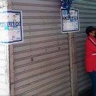 Uno de los locales clausurados durante el operativo en el lugar.