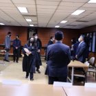 Diligencia. El tribunal que conoce la apelación en el caso Singue no instaló la audiencia prevista para ayer.