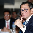 El exvicepresidente de Ecuador Jorge Glas (c),en una fotografía de archivo.