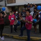 Los hinchas de Independiente vivieron su fiesta previo a la final.