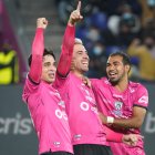 Jonatan Bauman (c) y Junior Sornoza (d) fueron las figuras de Independiente del Valle en la final de ida.