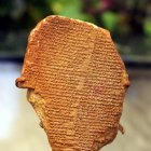 December 2021, after it was returned from the United States to Iraq. The United States are returning three artifacts - among them the so-called "Gilgamesh Dream" tablet - thatE/EPA/AHMED JALIL