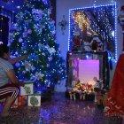 Visitas. Karina Sarabia ha creado el portal en el que se reunirán los vecinos a compartir chocolatadas.