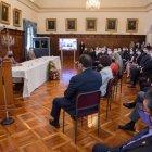 Categoría. El 3 de diciembre el canciller Montalvo presidió el acto de ascenso de un grupo de diplomáticos.