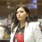 Correísta. Sofía Espín defiende al CPCCS contra viento y marea.