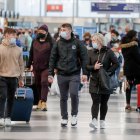 Pasajeros en el Aeropuerto Internacional O"Hare en Chicago, Illinois, EE.UU., en una fotografía de archivo.