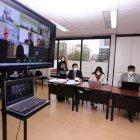 Diligencia. El fiscal general subrogante, Wilson Toainga, durante la audiencia convocada en el caso de los Dhruv.