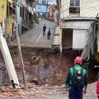 El hundimiento registrado en Zaruma tiene en alerta a esta población del sur del país.