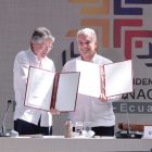 Presidentes. Lasso y Duque tienen una estrecha relación entre países.