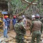 Bocamina. La entrada a una mina que había sido cerrada, pero se reabrió para laborar de forma ilegal. Otros caminos fueron abiertos por los sableros.