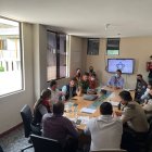 Autoridades. La emergencia en Zaruma se trata con varias entidades.