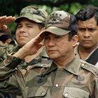 El general Noriega antes de la invasión norteamericana a su país, en 1987