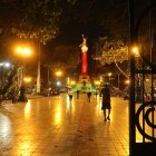 Así se vive la navidad en el parque Centenario