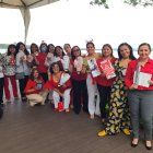 Las exalumnas del colegio Sagrados Corazones de la promoción 24 (1983-1984) se reunieron presencialmente, después de hacerlo solo virtualmente por cuidarse de la pandemia de la COVID-19.