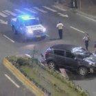 En avenida Quito y Tungurahua se produjo un accidente durante las primeras horas de la mañana.