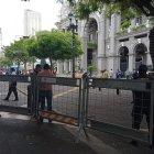 Así permanece ahora el Municipio de Guayaquil, tras la alerta de otro posible plantón.