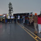 Los habitantes del sector denominado "Curva de la muerte", aseguraron que los accidentes ocurren con frecuencia en el sector.