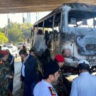 Al menos 4 personas murieron en una explosión en Damasco, el 20 de octubre de 2021.