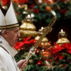 Para evitar el riesgo de contagios por coronavirus se suspende la tradicional visita al pesebre instalado en la Plaza San Pedro