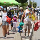 La Libertad. Los visitantes llegan al sitio en busca de su muñeco.