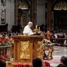 El papa Francisco cierra este viernes el 2021 con una misa en la Basílica de San Pedro del Vaticano, en la que se reflexiona sobre el año transcurrido y se da las gracias entonando el himno del "Te Deum".