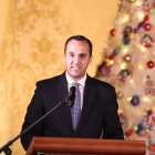 Juan Carlos Holguín en su discurso como nuevo canciller ecuatoriano.